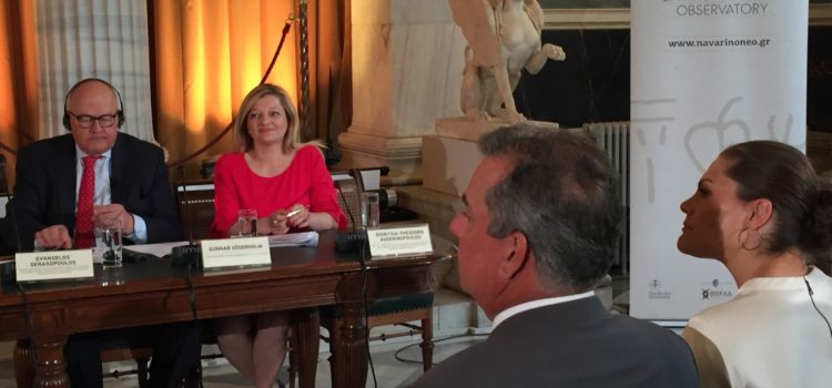 Συνάντηση Διονυσίας Αυγερινοπούλου με ΑΒΥ Πριγκίπισσα Βικτωρία της Σουηδίας για συνεργασία Αρχαίας Ολυμπίας – Στοκχόλμης