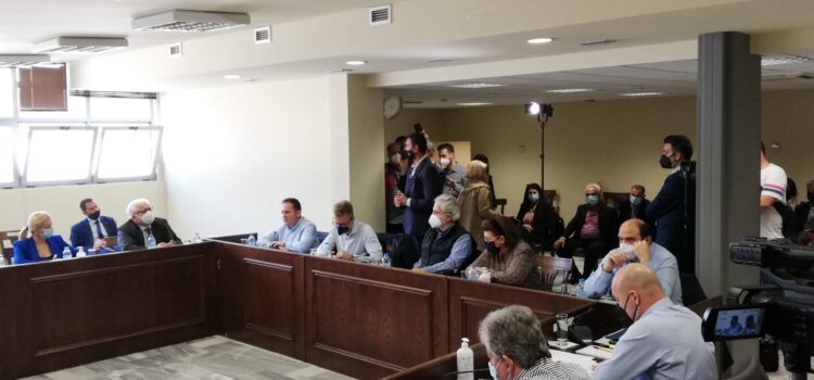 Αυγερινοπούλου στη σύσκεψη για τις πυρόπληκτες περιοχές στην Αρχαία Ολυμπία 