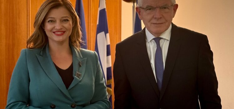 Συνάντηση της Βουλευτού Ηλείας με τον Πρόεδρο του ΕΛΓΑ Ανδρέα Λυκουρέντζο για τις ανάγκες στήριξης του πρωτογενούς τομέα