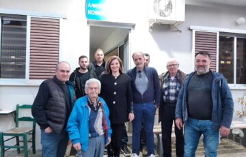 Επίσκεψη στη Φρίξα για την αντιμετώπιση των κατολισθήσεων και την ενίσχυση των υποδομών