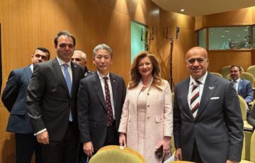 Καλεσμένη του κ. Αποστολόπουλου, Προξένου του Μονακό, η Δ. Αυγερινοπούλου: Τους συνδέει η κοινή καταγωγή από την Ηλεία