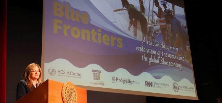 Δρ. Αυγερινοπούλου στο διεθνές εκπαιδευτικό πρόγραμμα “Blue Frontiers”